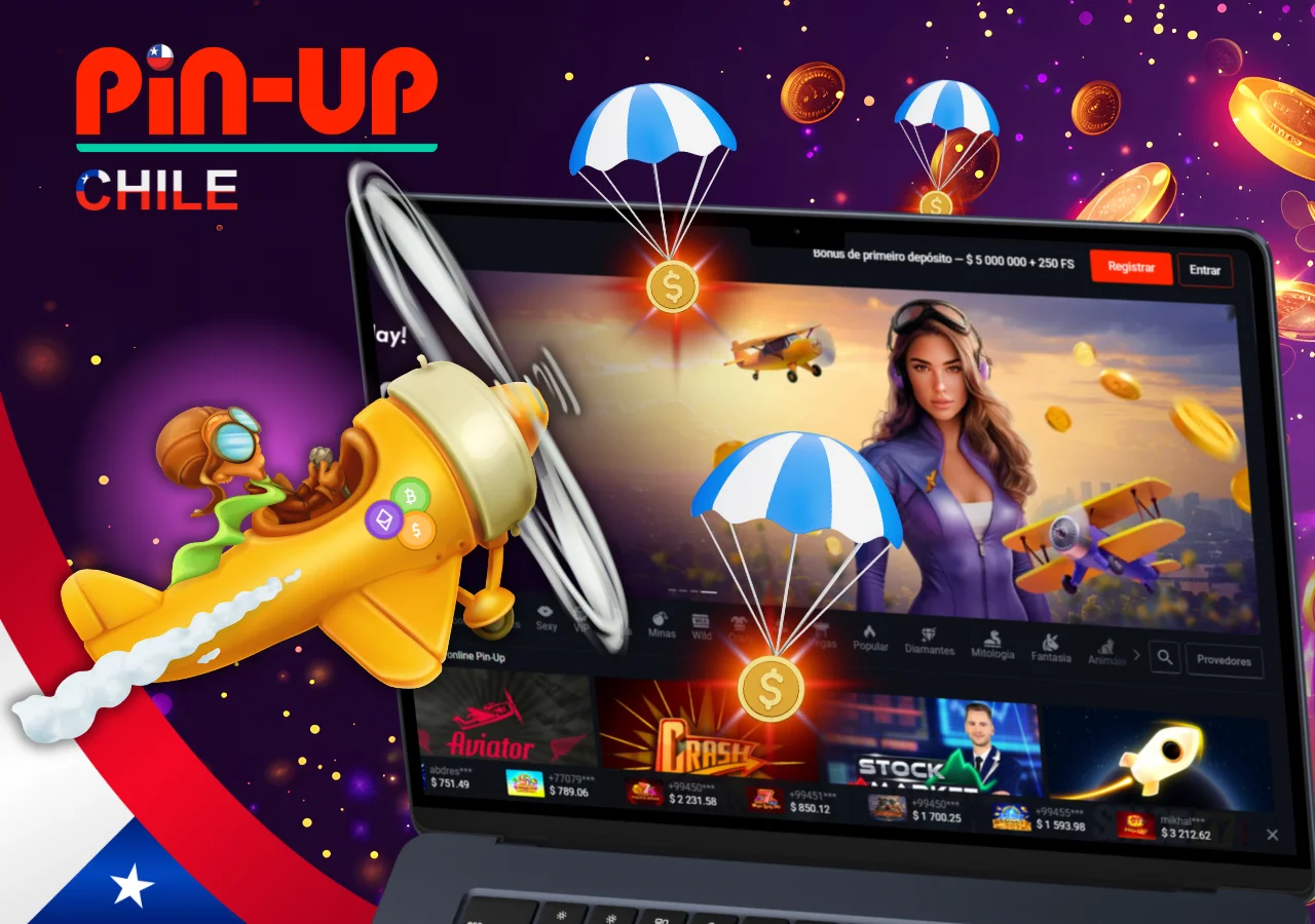 Varios metodos de pago ofrecidos por Pin-Up Chile, rapidos y seguros.