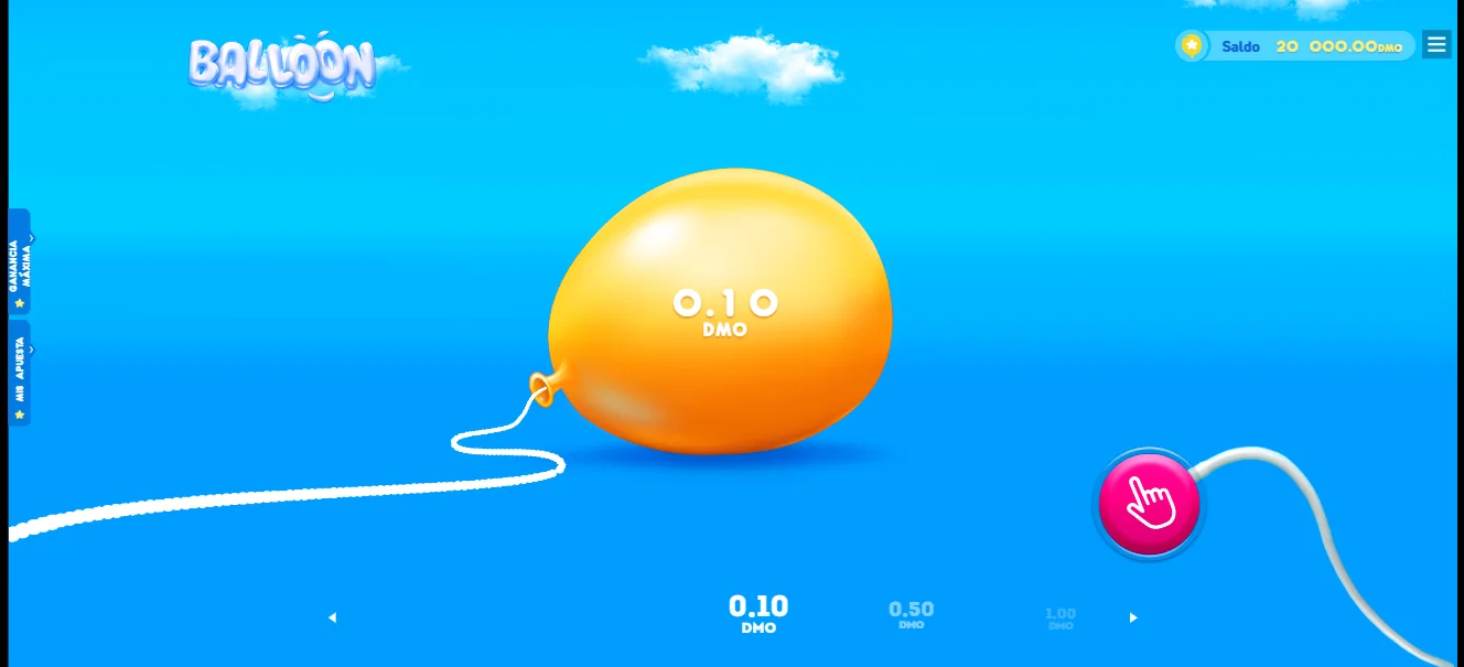 Las reglas del juego Pin Up Balloon son simples